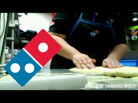 Stretching Dough At Domino S Youtube