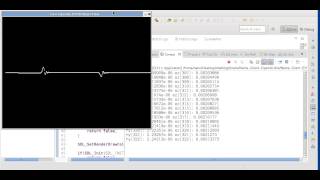 C++ OpenGL FDTD 1D Real-Time
