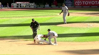 CWS@CLE: White Sox strike'em out, throw'em out