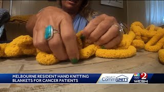 Brevard County woman crafts lap blankets for cancer patients in memory of her late mother