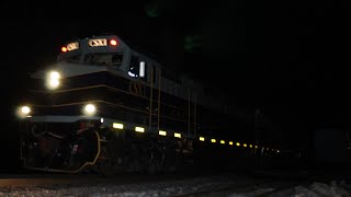 Chasing the CSX P001-23 (presidential train) down the clinchfield loops! 1/26/22