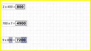 Multiply a single-digit number by a multiple of 100