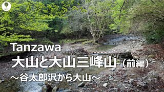 丹沢 大山と大山三峰山（前編）【登山・ハイキング・日帰り・2021年春・神奈川県】煤ケ谷・谷太郎沢・不動尻・唐沢峠・大山・大山三峰山,Tanzawa Mountains