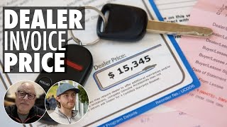 How to find the DEALER INVOICE price of a car, and how to use it in negotiations with a dealer