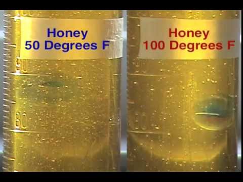 How does temperature affect viscosity of liquids?