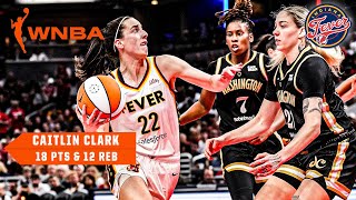 HIGHLIGHTS from Caitlin Clark's double-double in Fever's win over the Mystics | WNBA on ESPN