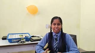 Student from D.S.E.T  Public School, Balia, UP sharing her learning experience