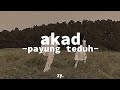 akad - payung teduh (lyrics) vidio