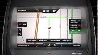 SYNC® with MyFord Touch ® Navigation Setting Route│Ford How To Video