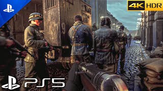 (PS5) Siege of Stalingrad 1942 | Immersive Realistic Ultra Graphics Gameplay[4K60FPSHDR]Call of Duty