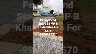 BBMP  B Khata Sites @Peenya 2nd stage, Bangalore