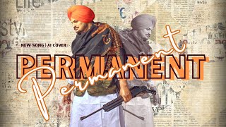 Sidhu Moosewala New Song - PERMANENT | Sidhu moosewala latest song #latesthits#punjabimusic#hitsongs