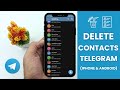 How to Delete Contacts On Telegram (iPhone & Android)