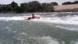 Demonstration of RescueRunner - Rescue in River Rhone 4