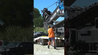 Moving Forestry Machines in New Zealand: Falcon Winch Assist Load Up for Stirling Logging