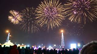 Фейерверк Перед Новым годом Благовещенск 31 12 2017.Fireworks  in Blagoveshchensk 31.12.2017