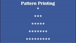 C Practical and Assignment Programs-Pattern Printing 8