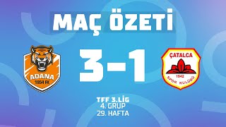 MAÇ ÖZETİ | TFF 3. Lig 4. Grup | Bitexen Adana 1954 Futbol Kulübü 3 - 1 İDAŞ Çatalcaspor