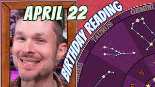 'Secret Language of Birthdays' April 22 Birthday Reading ๐โฐ๐