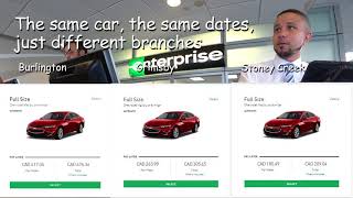 Why prices at Enterprise Rent A Car branches so differnent