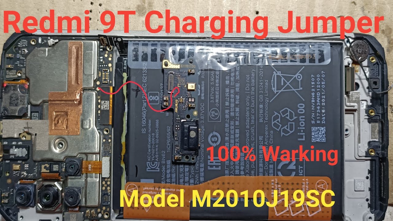 Redmi 9t Charging Jumper Youtube