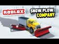 The Most REALISTIC Snow Plow Company in Roblox