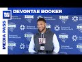 Devontae Booker on Filling in for Saquon Barkley | New York Giants