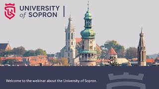 Webinar about the University of Sopron