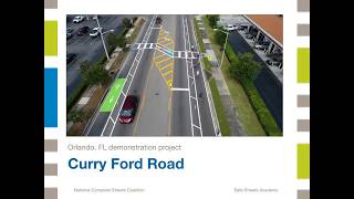 Creating Safer Streets with Demonstration Projects