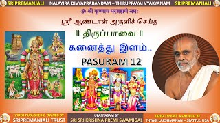 12 Thiruppavai Pasuram 12 with Meaning | Sri Sri Krishna Premi Swamigal