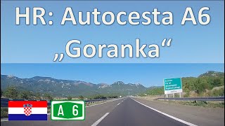 Hrvatska: Autocesta A6 \