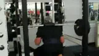 Safety Bar Squat with 425 lbs (bar weight 65 lbs)