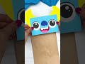 monster paper bag puppet craft for kids