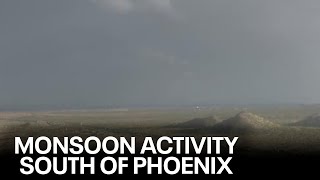 Monsoon activity south of Phoenix