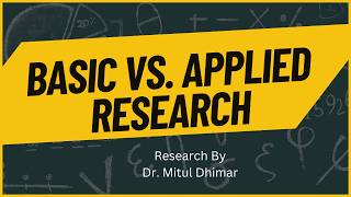 What is the difference between basic and applied research?