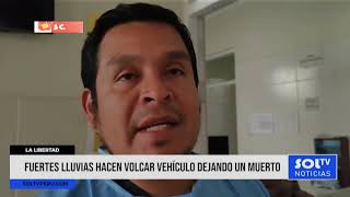 Pataz: un muerto y un herido tras volcadura de vehículo municipal