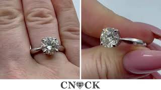 Beauitful 3ct round diamond