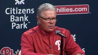 NYM@PHI: Mackanin on Eickhoff, loss to the Mets