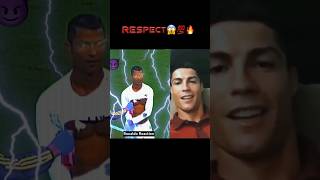 Ronaldo vs Messi 😱🤯 #shorts #respect #cr7 #messi