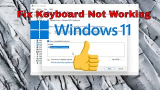 Windows 11 Keyboard Error - Keyboard Not Working or Detecting Problem [Solution]