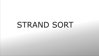 POD - Strand Sort