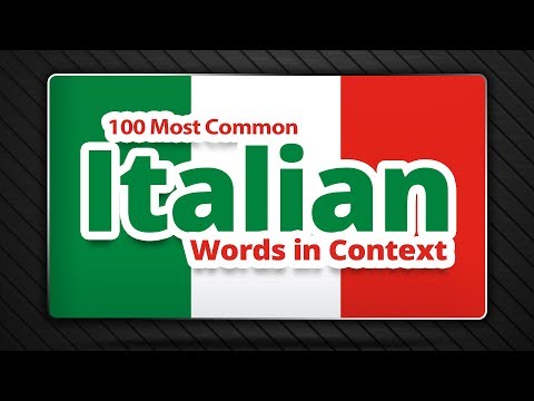 What are the most common Italian words?
