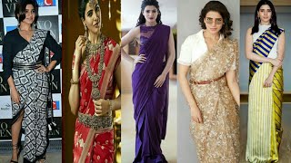 SAREE DESIGNS INSPIRED BY SAMANTHA (actress) || SAMANTHA SAREES 2019  COLLECTION