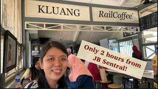 How to go Kluang by Train | Short Gateway from Singapore! Kluang Rail Coffee