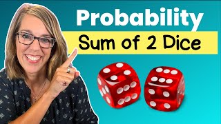 Find the Probability of A Sum of Two Dice the Easy Way