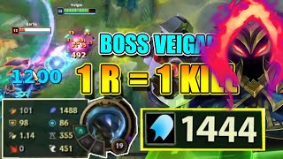 HÓA THÂN THÀNH THẦN HỦY DIỆT VỚI VEIGAR  1400 AP TẠI URF 2022