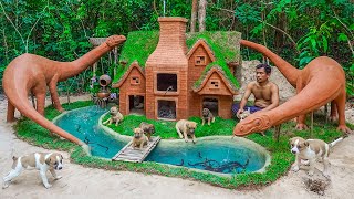 Rescue Abandoned Puppies Build House Craft Jurassic world