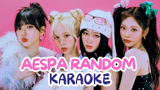 AESPA RANDOM KARAOKE CHALLENGE || with Lyrics Rom/Kor한국어