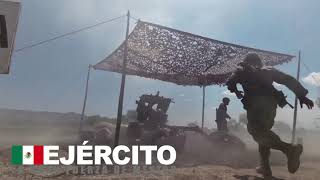 Tropas del #ArmaDeArtillería en maniobras y ejercicios militares