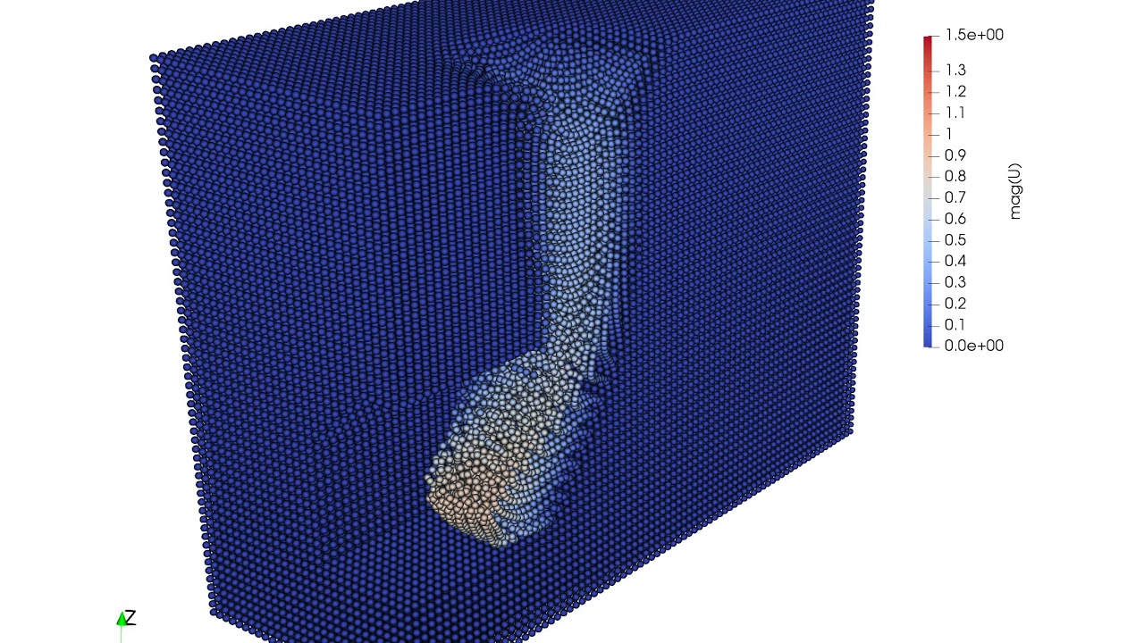 Simulation Of Tunnels Failure With Material Point Method Mpm Youtube